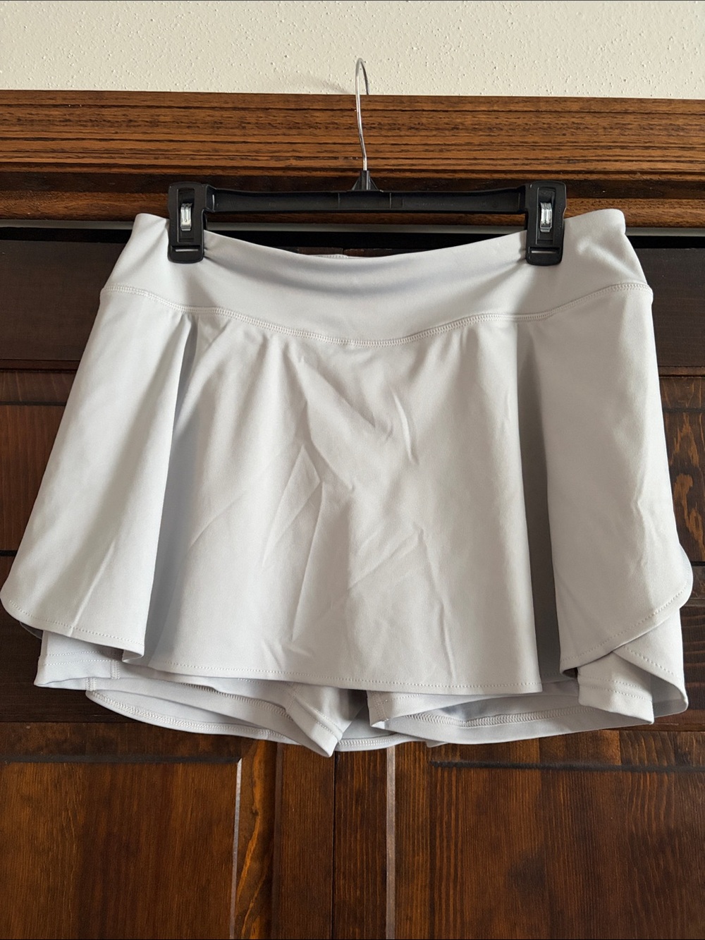 Nicole Miller Light Gray Athletic Skort